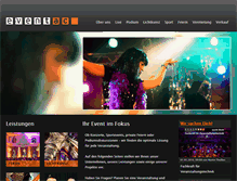Tablet Screenshot of eventac.de